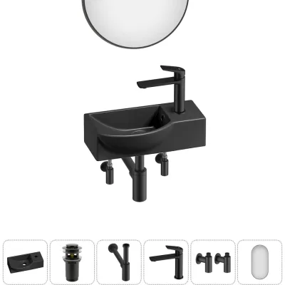 ΠΠΎΠΌΠΏΠ»Π΅ΠΊΡ Wellsee 6 Π² 1 Lavinia Boho Bathroom Sink Π½Π°ΠΊΠ»Π°Π΄Π½Π°Ρ/ΠΏΠΎΠ΄Π²Π΅ΡΠ½Π°Ρ ΡΠ°ΠΊΠΎΠ²ΠΈΠ½Π° 40x23 ΡΠΌ 20219620R