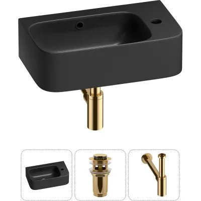 Комплект Wellsee 3 в 1 Lavinia Boho Bathroom Sink накладная/подвесная раковина 45x27 см 20216518R