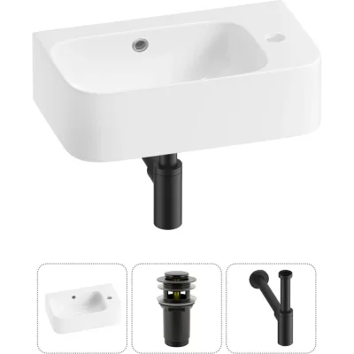 Комплект Wellsee 3 в 1 Lavinia Boho Bathroom Sink накладная/подвесная раковина 45x27 см 20216502R