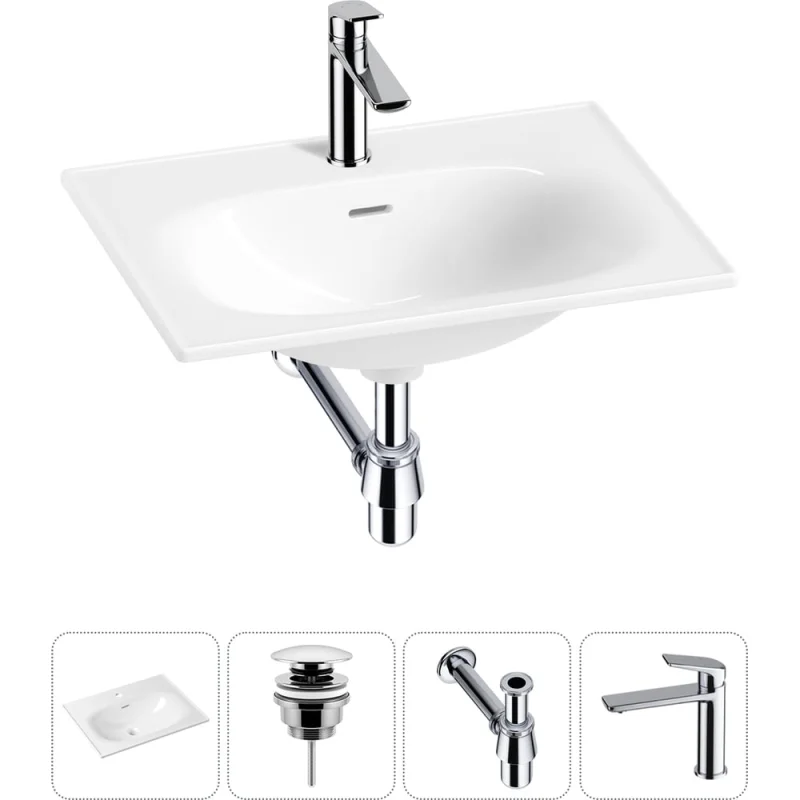 Врезная раковина для ванной Lavinia Boho комнаты Bathroom Sink в наборе 4 в 1 20217631R