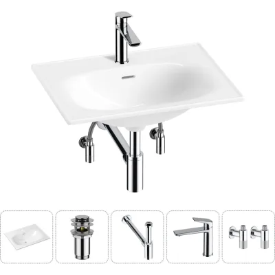 Врезная раковина для ванной Lavinia Boho комнаты Bathroom Sink в наборе 5 в 1 20217647R