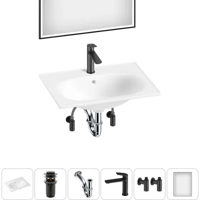 Врезная раковина для ванной Lavinia Boho комнаты Bathroom Sink в наборе 6 в 1 20217592R