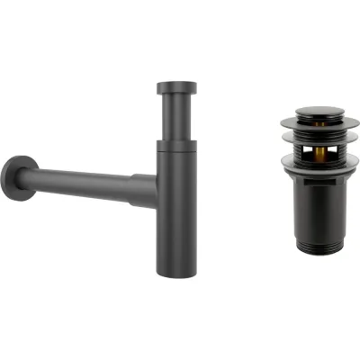 Сифон для раковины с донным клапаном Wellsee Drainage System 182120001