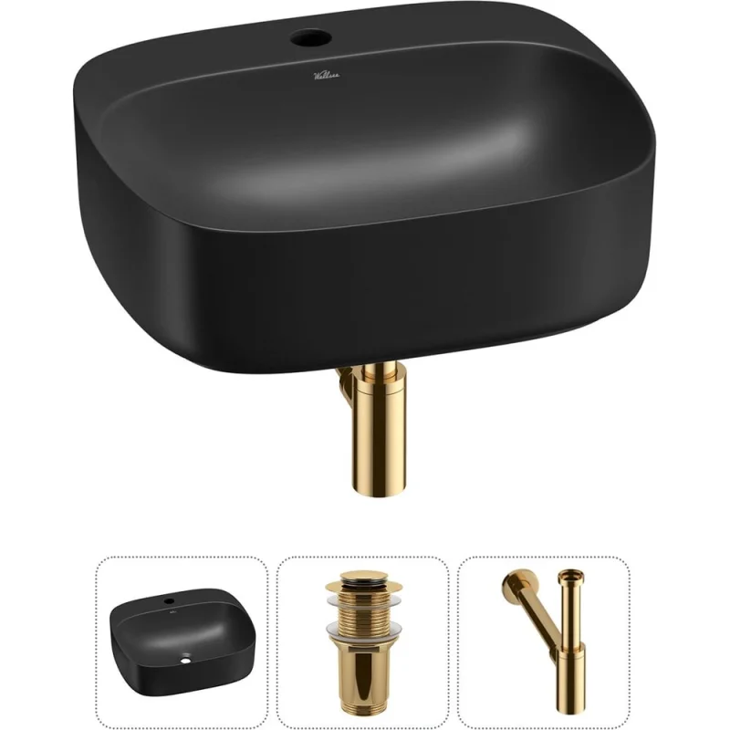 Набор Wellsee 3 в 1 Ideal накладная раковина 50x42 см 20214160R