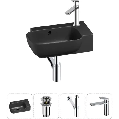 Комплект 4 в 1 Lavinia Boho Bathroom Sink накладная/подвесная раковина 40x24 см состоит 20216379R