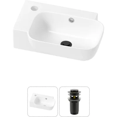 Комплект Wellsee 2 в 1 Lavinia Boho Bathroom Sink накладная/подвесная раковина 40x24 см 20216386R