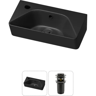 Комплект Wellsee 2 в 1 Lavinia Boho Bathroom Sink накладная/подвесная раковина 40x22 см 20216458R