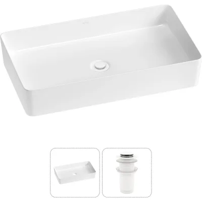 Набор Wellsee 2 в 1 FreeDom 2.0 накладная раковина 60x34 см 20214538R