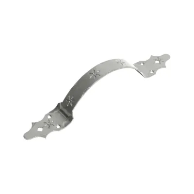Ручка-скоба DOMART РС-370, кованая, черненое серебро серия Кострома 4660046004606