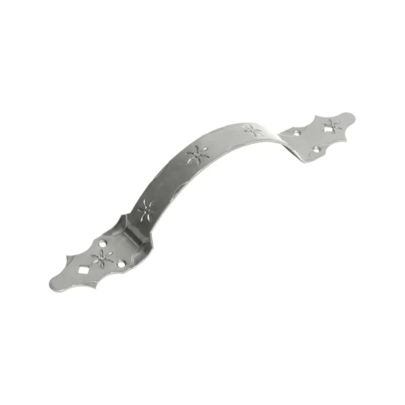 Ручка-скоба DOMART РС-370, кованая, черненое серебро серия Кострома 4660046004606