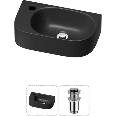 Комплект Wellsee 2 в 1 Lavinia Boho Bathroom Sink накладная/подвесная раковина 40x22 см 20216345R