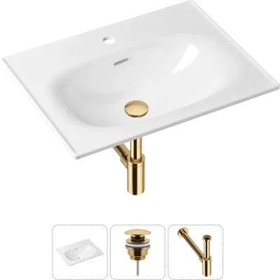 Врезная раковина для ванной Lavinia Boho Bathroom Sink в комплекте 3 в 1 21520442