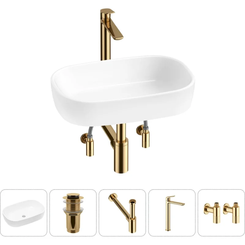 Накладная раковина для ванной Lavinia Boho комнаты Bathroom Sink в наборе 5 в 1 20217433R