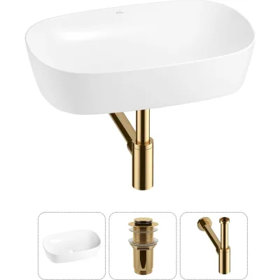 Набор Wellsee 3 в 1 Ground Breaking накладная раковина 61x39 см 20212355R