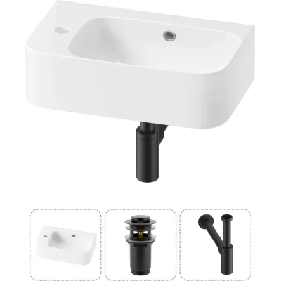 Комплект Wellsee 3 в 1 Lavinia Boho Bathroom Sink накладная/подвесная раковина 45x27 см 20216474R