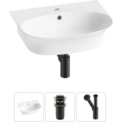 Комплект Wellsee 3 в 1 Lavinia Boho Bathroom Sink накладная/подвесная раковина 55x43 см 20216698R