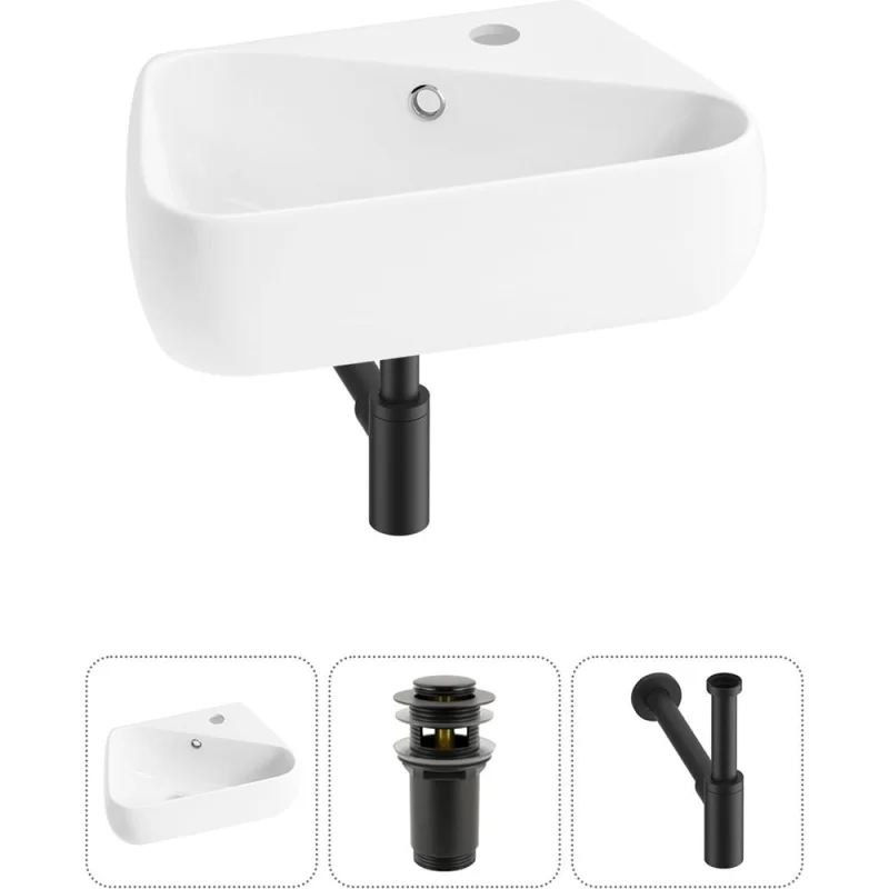 ΠΠΎΠΌΠΏΠ»Π΅ΠΊΡ Wellsee 3 Π² 1 Lavinia Boho Bathroom Sink Π½Π°ΠΊΠ»Π°Π΄Π½Π°Ρ/ΠΏΠΎΠ΄Π²Π΅ΡΠ½Π°Ρ ΡΠ°ΠΊΠΎΠ²ΠΈΠ½Π° 44x27 ΡΠΌ 20216614R