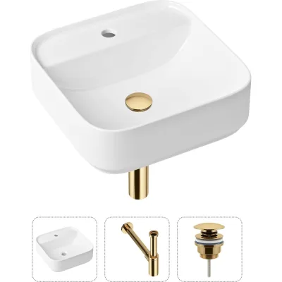 Накладная раковина для ванной Lavinia Boho Bathroom Sink Slim в комплекте 3 в 1 21520280