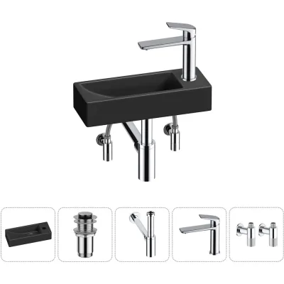 Комплект Wellsee 5 в 1 Lavinia Boho Bathroom Sink накладная/подвесная раковина 38x14 см 20215962R