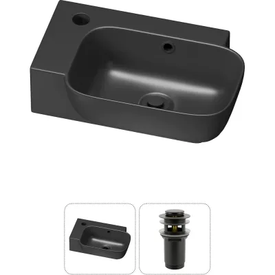 Комплект Wellsee 2 в 1 Lavinia Boho Bathroom Sink накладная/подвесная раковина 40x24 см 20216402R