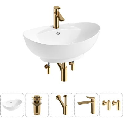 ΠΠΎΠΌΠΏΠ»Π΅ΠΊΡ Wellsee 5 Π² 1 Lavinia Boho Bathroom Sink Π½Π°ΠΊΠ»Π°Π΄Π½Π°Ρ ΡΠ°ΠΊΠΎΠ²ΠΈΠ½Π° 59x39 ΡΠΌ 20215157R