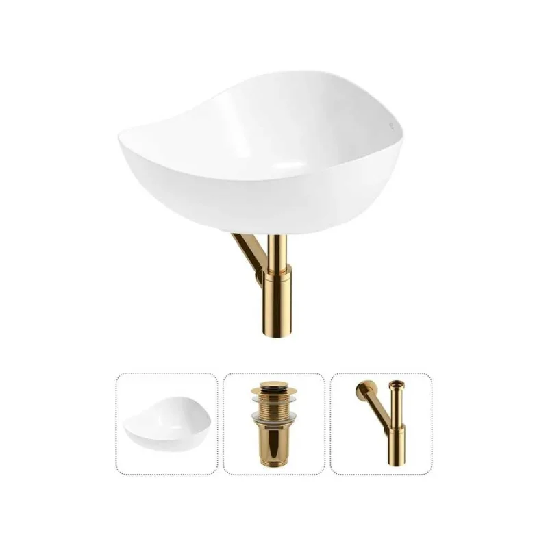Набор Wellsee 3 в 1 Nexus Flex накладная раковина 51x39 см 20214025R