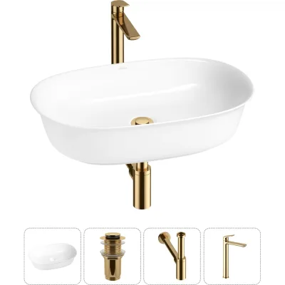 Набор Wellsee 4 в 1 Brillant iCon накладная раковина 60x40 см 32600 20214653R