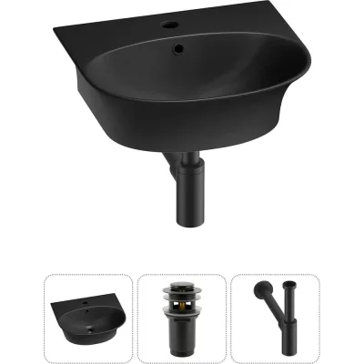 Комплект Wellsee 3 в 1 Lavinia Boho Bathroom Sink накладная/подвесная раковина 46x41 см 20216685R