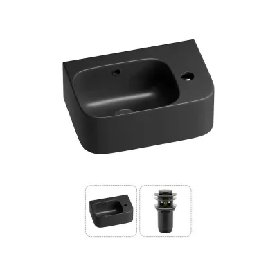 Комплект Wellsee 2 в 1 Lavinia Boho Bathroom Sink накладная/подвесная раковина 37x25 см 20216570R
