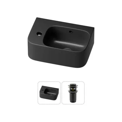 Комплект Wellsee 2 в 1 Lavinia Boho Bathroom Sink накладная/подвесная раковина 37x25 см 20216542R