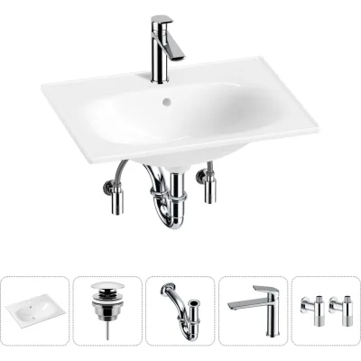 Врезная раковина для ванной Lavinia Boho комнаты Bathroom Sink в наборе 5 в 1 20217603R