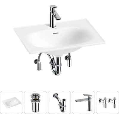 Врезная раковина для ванной Lavinia Boho комнаты Bathroom Sink в наборе 5 в 1 20217587R