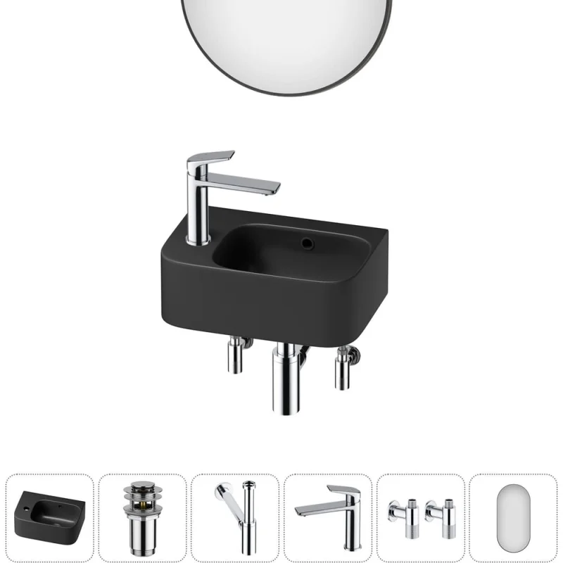 ΠΠΎΠΌΠΏΠ»Π΅ΠΊΡ Wellsee 6 Π² 1 Lavinia Boho Bathroom Sink Π½Π°ΠΊΠ»Π°Π΄Π½Π°Ρ/ΠΏΠΎΠ΄Π²Π΅ΡΠ½Π°Ρ ΡΠ°ΠΊΠΎΠ²ΠΈΠ½Π° 37x25 ΡΠΌ 20219857R