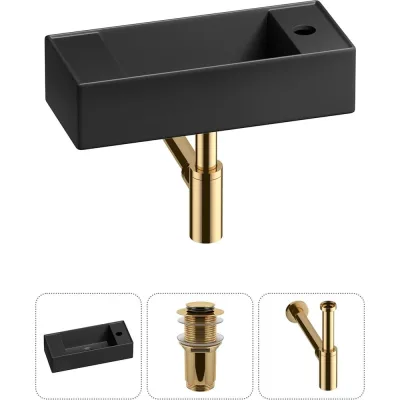 Комплект Wellsee 3 в 1 Lavinia Boho Bathroom Sink накладная/подвесная раковина 43x18 см 20216266R