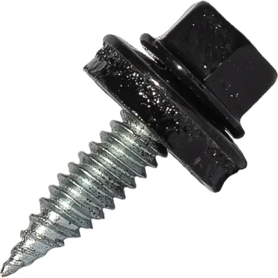 Саморез для доборных элементов HARDWEX ТМ HWX1-W-J-SP-4.8x20 мм, RAL 9005, 250 шт. 5190000001314