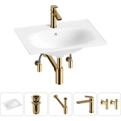 Врезная раковина для ванной Lavinia Boho комнаты Bathroom Sink в наборе 5 в 1 20217649R