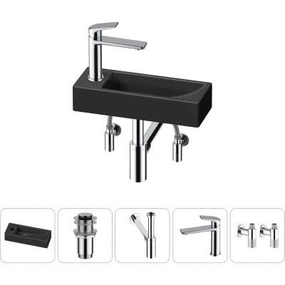 Комплект Wellsee 5 в 1 Lavinia Boho Bathroom Sink накладная/подвесная раковина 38x14 см 20215934R