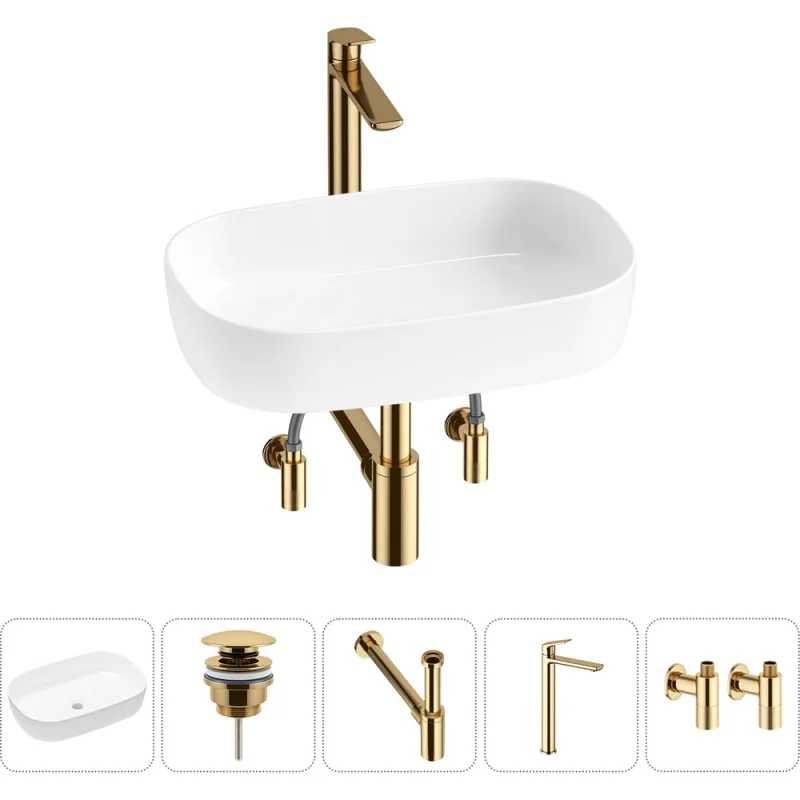 Накладная раковина для ванной Lavinia Boho комнаты Bathroom Sink в наборе 5 в 1 20217525R