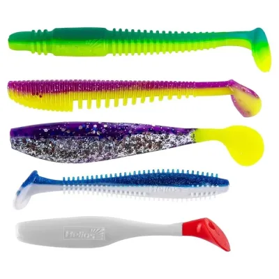 Набор приманок на судака Helios HS-ZR-SET1 Река, 5шт, SET#1 298371