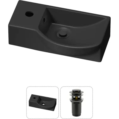 Комплект Wellsee 2 в 1 Lavinia Boho Bathroom Sink накладная/подвесная раковина 40x23 см 20216038R