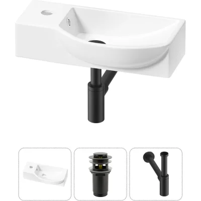Комплект Wellsee 3 в 1 Lavinia Boho Bathroom Sink накладная/подвесная раковина 45x24 см 20216082R