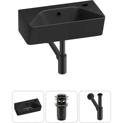 Комплект Wellsee 3 в 1 Lavinia Boho Bathroom Sink накладная/подвесная раковина 40x22 см 20216433R