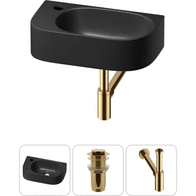 Комплект Wellsee 3 в 1 Lavinia Boho Bathroom Sink накладная/подвесная раковина 40x22 см 20216350R