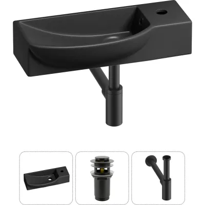Комплект 3 в 1 Wellsee Bathroom Sink накладная/подвесная раковина 50x24 см, состоит 20216181R
