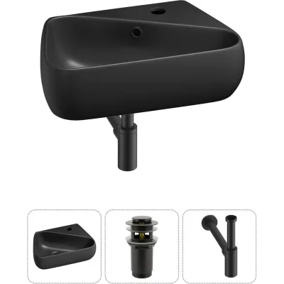 Комплект Wellsee 3 в 1 Lavinia Boho Bathroom Sink накладная/подвесная раковина 44x27 см 20216629R