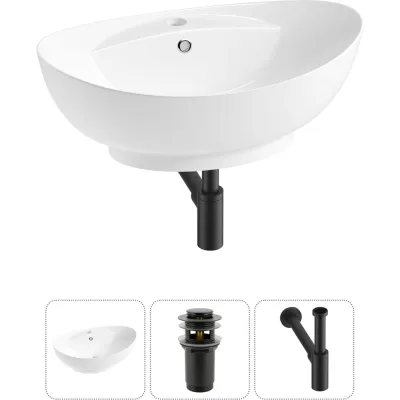 Комплект Wellsee 3 в 1 Lavinia Boho Bathroom Sink накладная раковина 59x39 см 20215148R