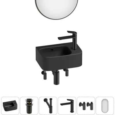 ΠΠΎΠΌΠΏΠ»Π΅ΠΊΡ Wellsee 6 Π² 1 Lavinia Boho Bathroom Sink Π½Π°ΠΊΠ»Π°Π΄Π½Π°Ρ/ΠΏΠΎΠ΄Π²Π΅ΡΠ½Π°Ρ ΡΠ°ΠΊΠΎΠ²ΠΈΠ½Π° 37x25 ΡΠΌ 20219872R