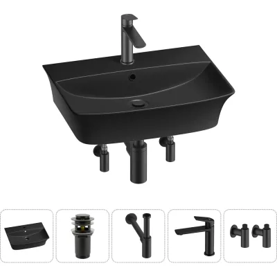 ΠΠΎΠΌΠΏΠ»Π΅ΠΊΡ 5 Π² 1 Lavinia Boho Bathroom Sink Π½Π°ΠΊΠ»Π°Π΄Π½Π°Ρ/ΠΏΠΎΠ΄Π²Π΅ΡΠ½Π°Ρ ΡΠ°ΠΊΠΎΠ²ΠΈΠ½Π° 55x42 ΡΠΌ 20216803R