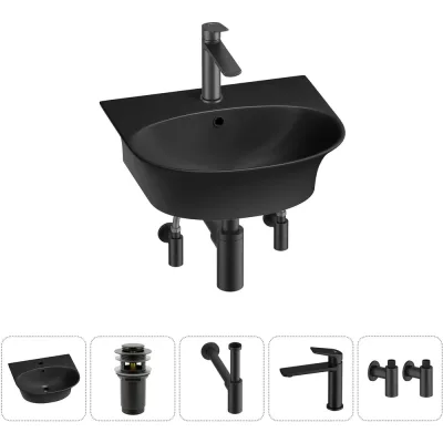 ΠΠΎΠΌΠΏΠ»Π΅ΠΊΡ Wellsee 5 Π² 1 Lavinia Boho Bathroom Sink Π½Π°ΠΊΠ»Π°Π΄Π½Π°Ρ/ΠΏΠΎΠ΄Π²Π΅ΡΠ½Π°Ρ ΡΠ°ΠΊΠΎΠ²ΠΈΠ½Π° 46x41 ΡΠΌ 20216691R