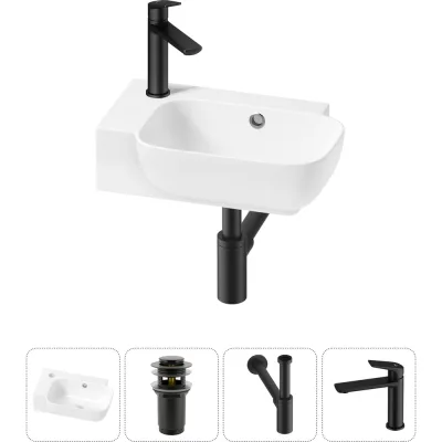 Комплект 4 в 1 Lavinia Boho Bathroom Sink накладная/подвесная раковина 40x24 см 20216394R